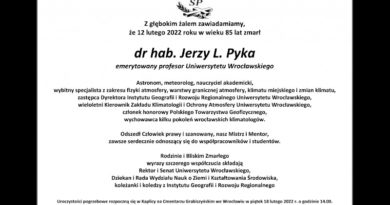 Zmarł prof. Jerzy L. Pyka