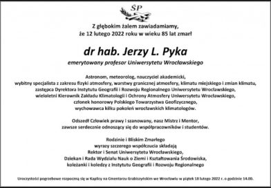 Zmarł prof. Jerzy L. Pyka